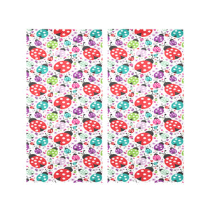 Ladybug Pattern Print Design 03 Gauze Curtain