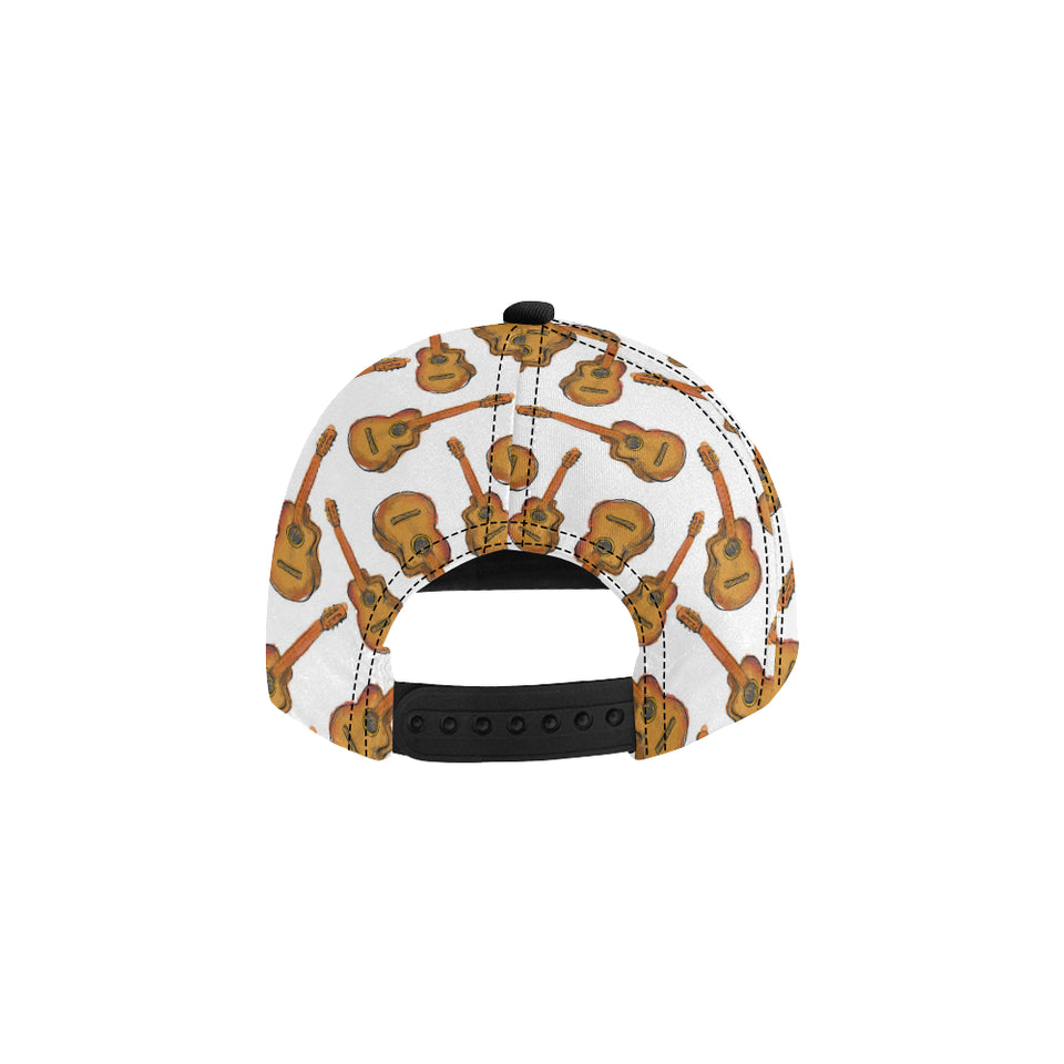 Paint Guitar Pattern All Over Print Snapback Cap