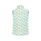 Fried Eggs Pattern Print Design 04 Women's Padded Vest