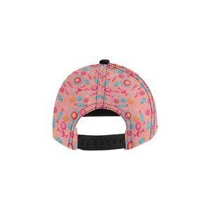 Colorful candy pattern All Over Print Snapback Cap