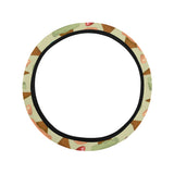 Colorful ice cream pattern Car Steering Wheel Cover