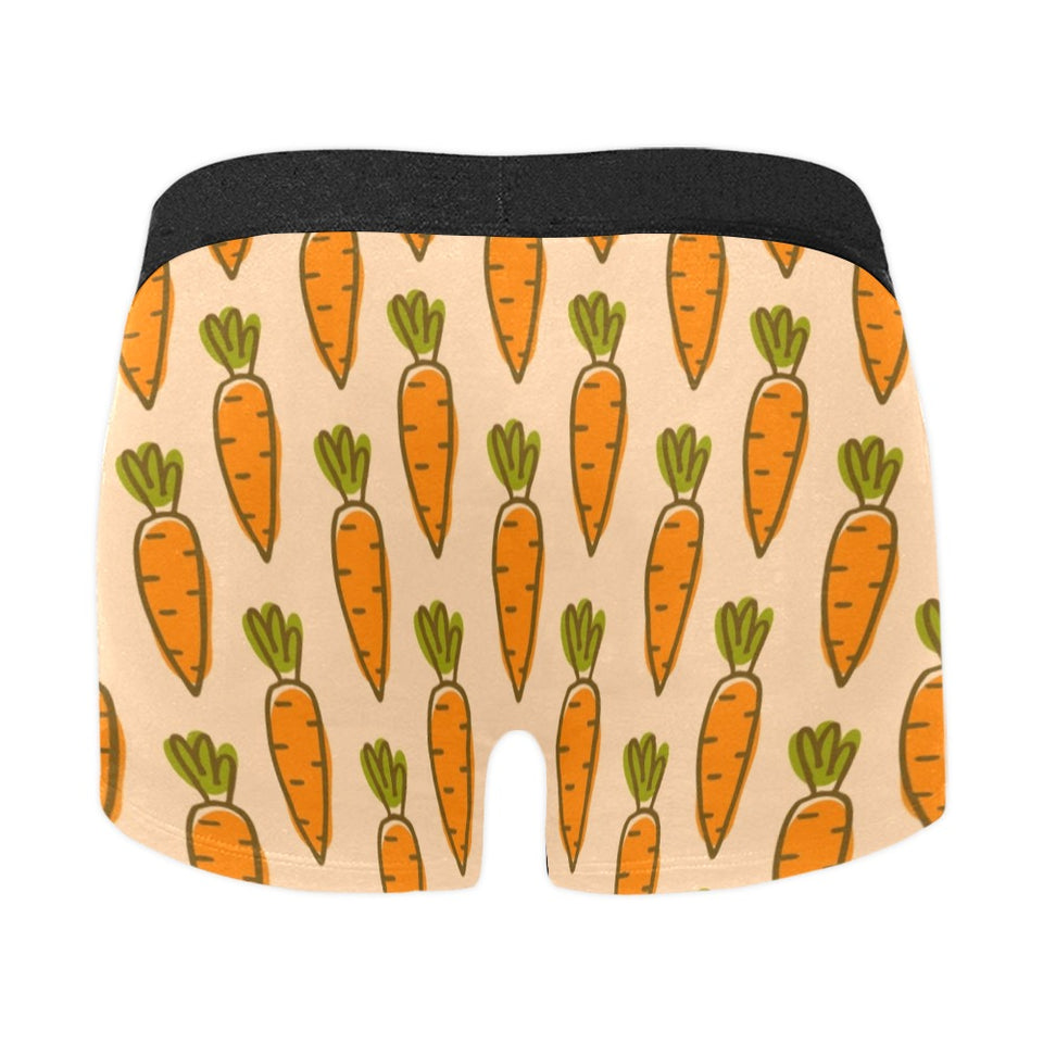 Carrot Pattern Print Design 04 Men's All Over Print Boxer Briefs Men's Underwear