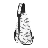 Swordfish Pattern Print Design 04 All Over Print Chest Bag