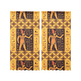 Egypt Hieroglyphics Pattern Print Design 05 Gauze Curtain