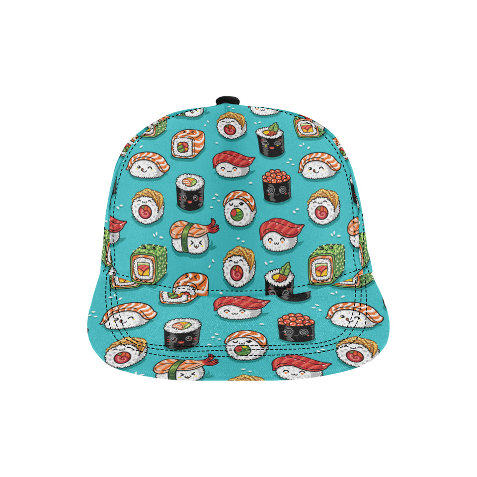 Cute sushi pattern All Over Print Snapback Cap