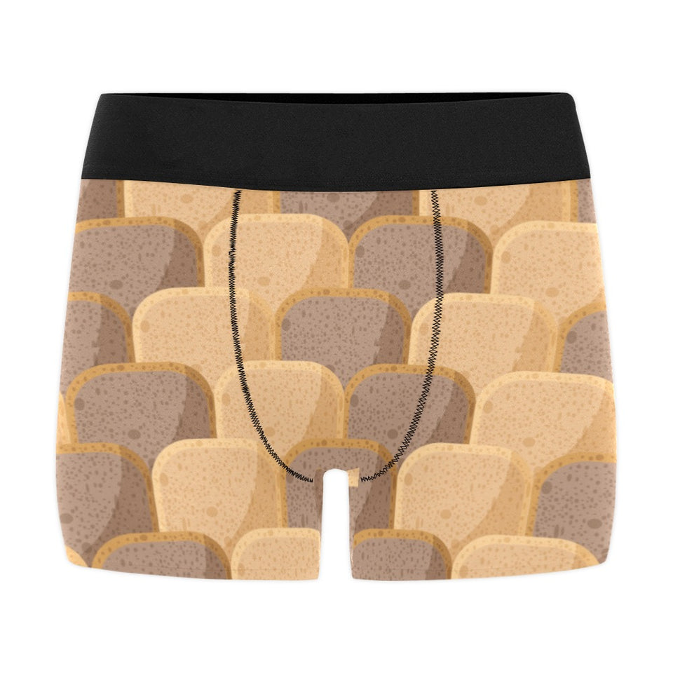 Bread Toast Pattern Print Design 04 Men's All Over Print Boxer Briefs Men's Underwear