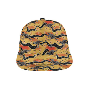 Kangaroo Australian aboriginal art pattern All Over Print Snapback Cap