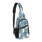 Cute rabbit pattern All Over Print Chest Bag