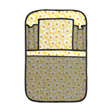 Fried Eggs Pattern Print Design 05 Car Seat Back Organizer