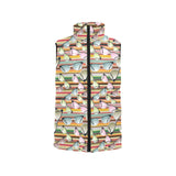 Sun Glasses Pattern Print Design 02 Women's Padded Vest