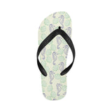 Seahorse shell pattern Unisex Flip Flops
