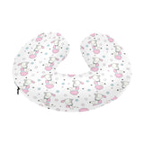 Cute poodle dog star pattern U-Shaped Travel Neck Pillow