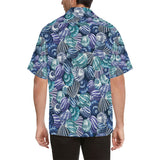 Shell design pattern Men's All Over Print Hawaiian Shirt