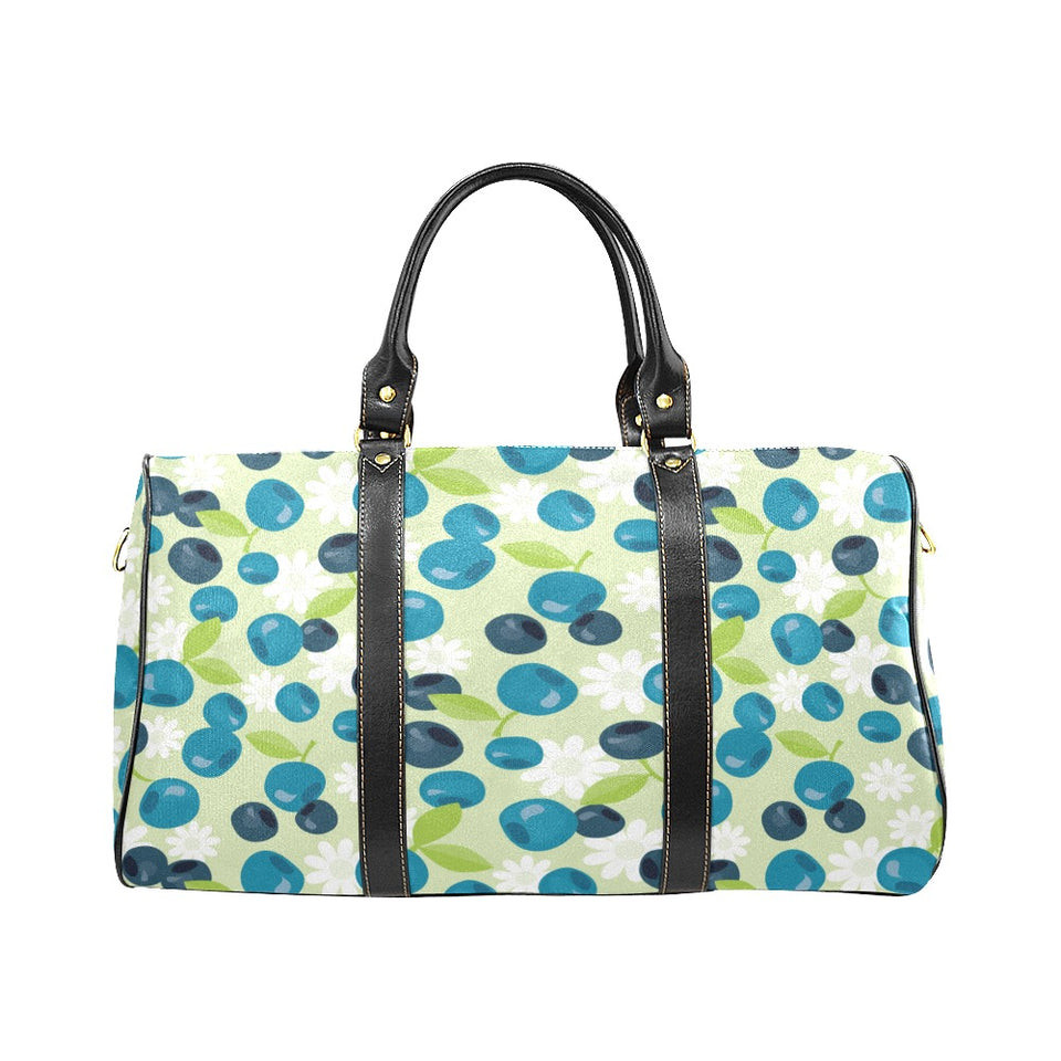blueberry flower pattern Travel Bag