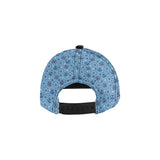 Anchors rudder compass star nautical pattern All Over Print Snapback Cap