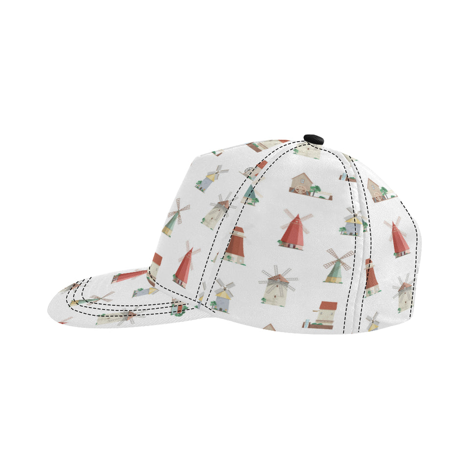 windmill design pattern All Over Print Snapback Cap