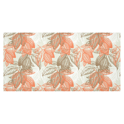 Cocoa beans Cocoa tree pattern Tablecloth