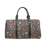 Coffee bean leave pattern Travel Bag