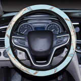 Swordfish Pattern Print Design 01 Car Steering Wheel Cover