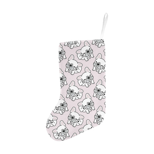 Cute french bulldog pattern Christmas Stocking