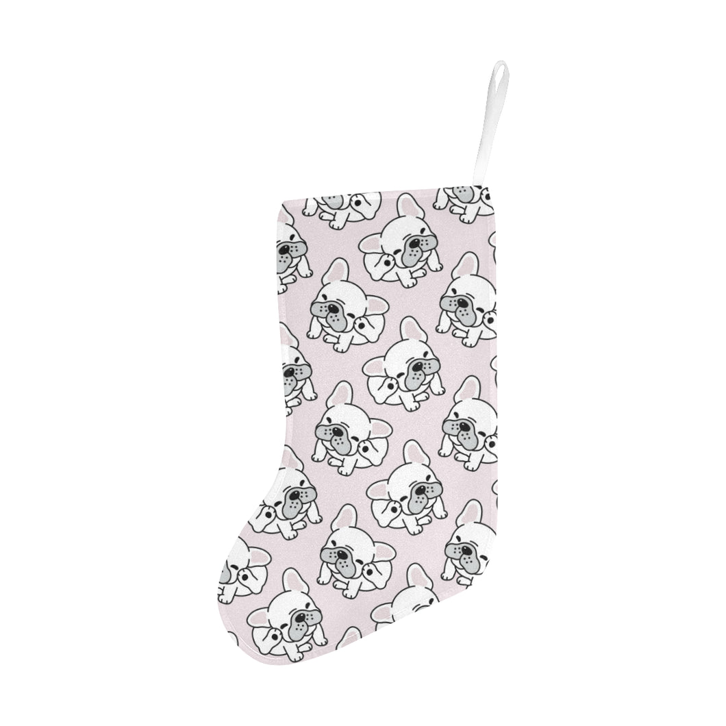 Cute french bulldog pattern Christmas Stocking