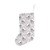 Cute french bulldog pattern Christmas Stocking