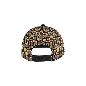 Beer type pattern All Over Print Snapback Cap