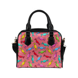 Colorful wrapped candy pattern Shoulder Handbag