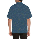 Swordfish Pattern Print Design 02 Men's All Over Print Hawaiian Shirt (Model T58)