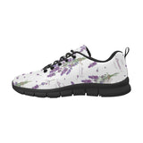 lavender flower design pattern Men's Sneaker Shoes