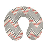 zigzag chevron striped pattern U-Shaped Travel Neck Pillow