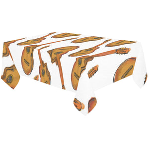 Paint Guitar Pattern Tablecloth