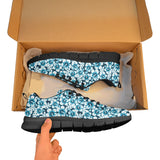 Hibiscus Pattern Print Design 04 Women's Sneaker Shoes