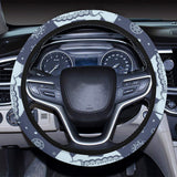 Elephant tribal design pattern Car Steering Wheel Cover