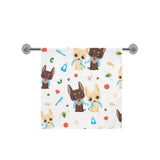 Cute Chihuahua dog pattern Bath Towel