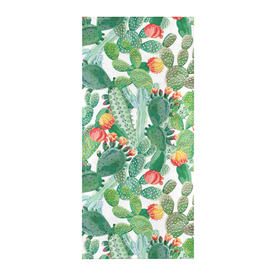 Cactus design pattern copy Beach Towel