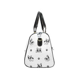 Cute french bulldog paw pattern Travel Bag