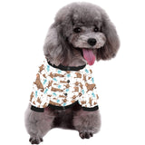sea lion Seals jellyfish pattern All Over Print Pet Dog Round Neck Fuzzy Shirt