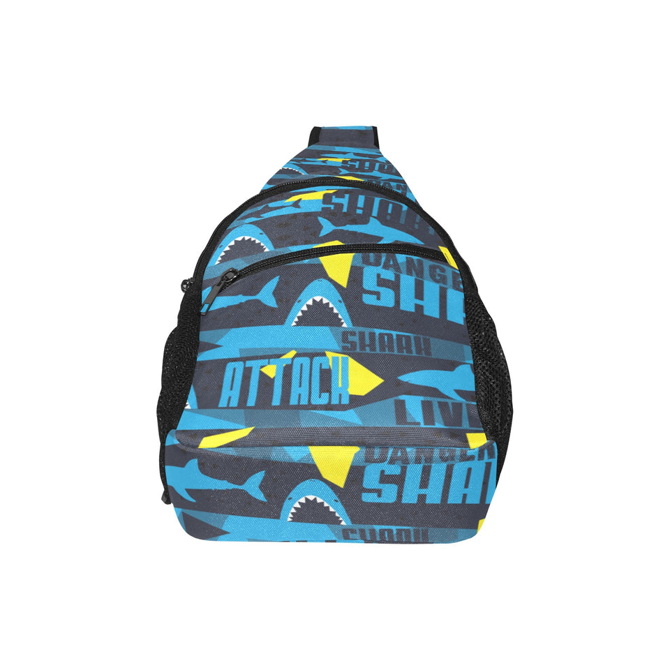 Shark dangerous All Over Print Chest Bag