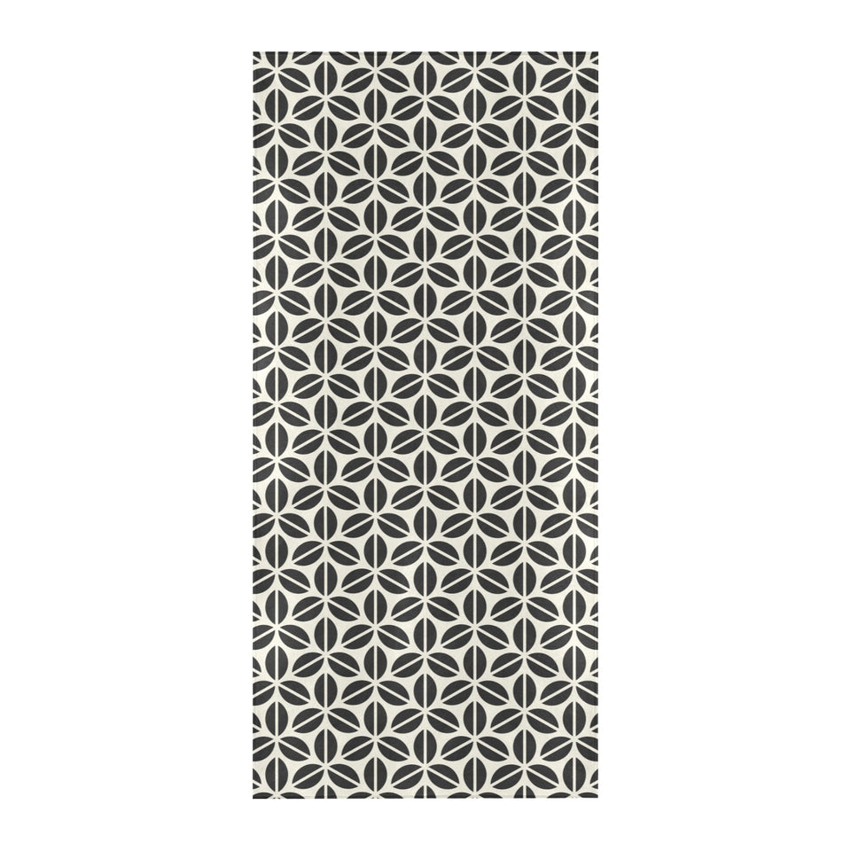 Coffee bean abstract modern pattern Beach Towel