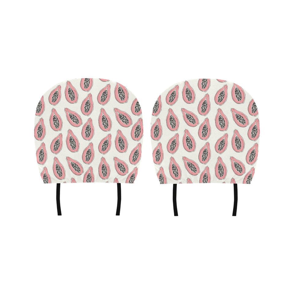papaya pattern Car Headrest Cover