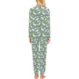 Pelican Pattern Print Design 04 Women's All Over Print Pajama Set