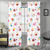Cake cupcake design pattern Gauze Curtain