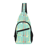 Giraffe Pattern Print Design 01 All Over Print Chest Bag