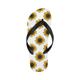 sunflowers design pattern Unisex Flip Flops