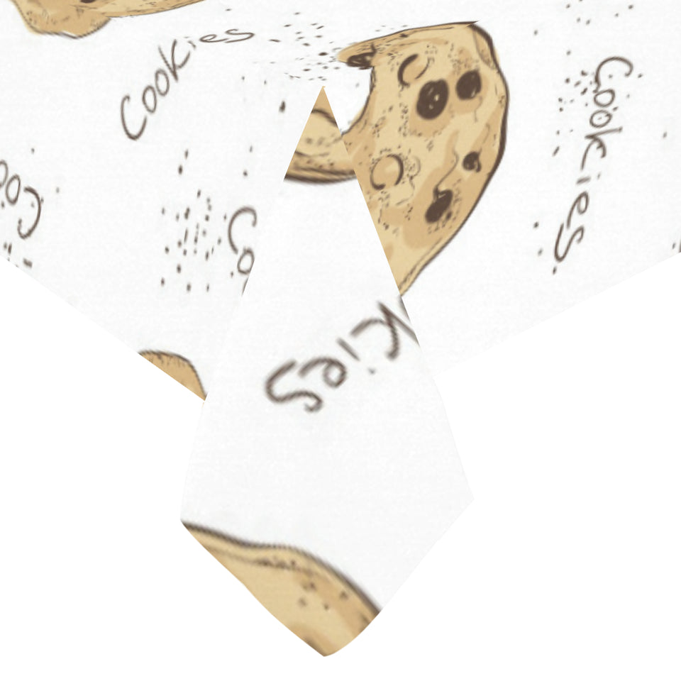 Sketch style cookie pattern Tablecloth