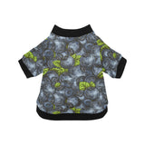 blueberry pattern All Over Print Pet Dog Round Neck Fuzzy Shirt