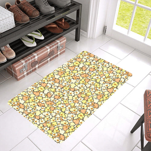 Popcorn Pattern Print Design 03 Doormat