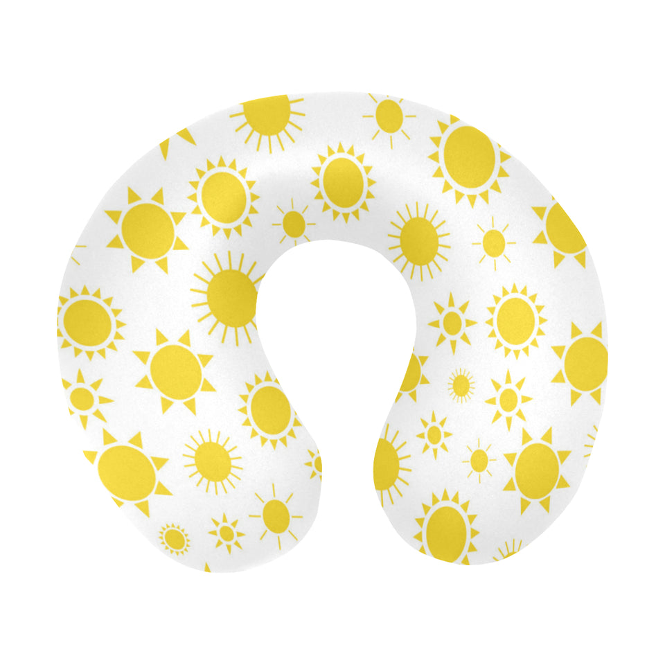 Sun pattern U-Shaped Travel Neck Pillow