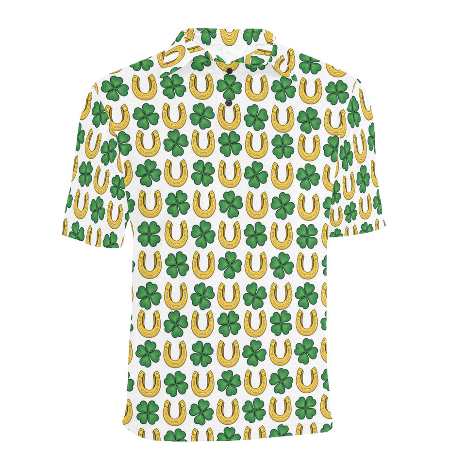 Horseshoes Pattern Print Design 04 Men's All Over Print Polo Shirt